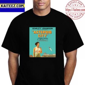 First Posters For Scarlett Johansson In Asteroid City Of Wes Anderson Vintage T-Shirt