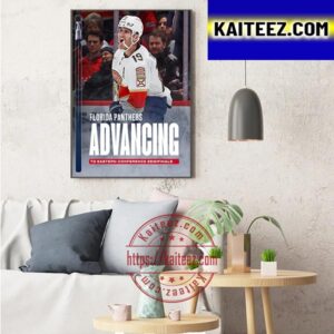 Florida Panthers Advancing To 2023 NHL Eastern Conference Semifinals Art Decor Poster Canvas
