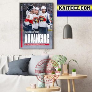 Florida Panthers Advancing To Eastern Conference Finals Art Decor Poster Canvas