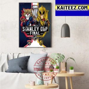 Florida Panthers Vs Vegas Golden Knights For 2023 Stanley Cup Final Art Decor Poster Canvas