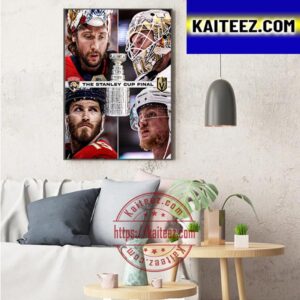 Florida Panthers Vs Vegas Golden Knights For The Stanley Cup Final 2023 Art Decor Poster Canvas