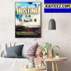 Florida State Softball We Are Hosting Tallahassee Regional 2023 Art Decor Poster Canvas