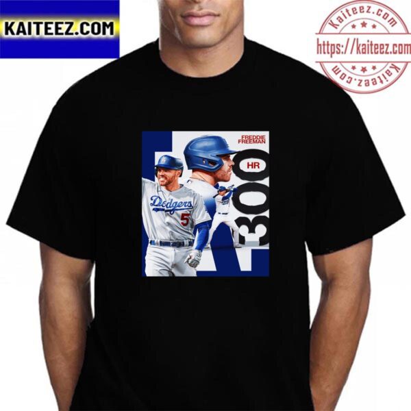 Freddie Freeman 300th Career HR Vintage T-Shirt