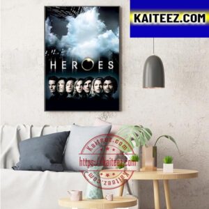 Heroes Official Poster Art Decor Poster Canvas