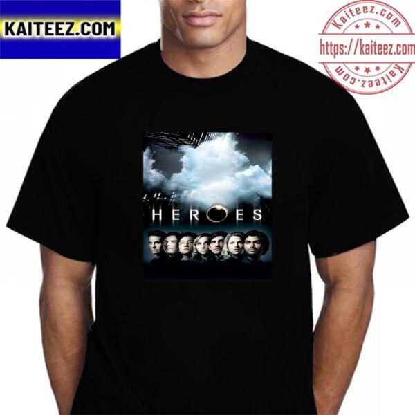 Heroes Official Poster Vintage T-Shirt