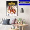 Hockey Canada Are The 2023 IIHF Worlds Champions Art Decor Poster Canvas