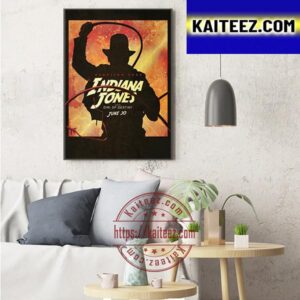 Indiana Jones And The Dial Of Destiny New ScreenX Poster Art Decor Poster Canvas