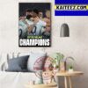 Inter Milan Are 2023 Coppa Italia Champions Art Decor Poster Canvas