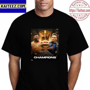 Inter Milan Are The 2022-2023 Coppa Italia Champions Vintage T-Shirt