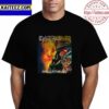 Iron Maiden Poster For Caught Somewhere In Time In The Future Past Tour 2023 Vintage T-Shirt