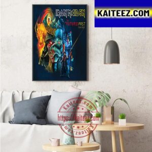 Iron Maiden Poster Spoilers Of The Beast In The Future Past Tour 2023 Art Decor Poster Canvas
