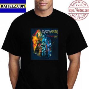 Iron Maiden Poster Spoilers Of The Beast In The Future Past Tour 2023 Vintage T-Shirt