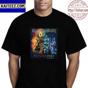 Iron Maiden Poster The Future Past Tour 2023 Vintage T-Shirt