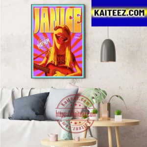 Janice In The Muppets Mayhem Of Disney Art Decor Poster Canvas