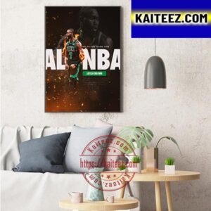 Jaylen Brown Is NBA All-NBA Second Team Of Boston Celtics Art Decor Poster Canvas