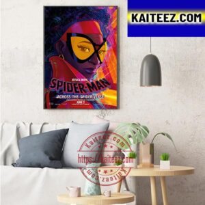 Jessica Drew Is Spider Woman In Spider Man Across The Spider Verse Art Decor Poster Canvas