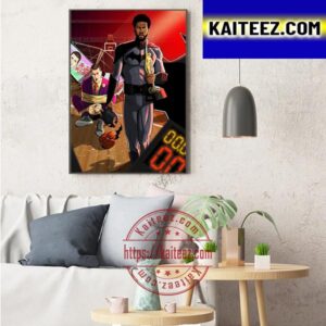 Joel Embiid Cosplay Batman Is The 2022 2023 NBA MVP Art Decor Poster Canvas