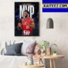 Joel Embiid Cosplay Batman Is The 2022 2023 NBA MVP Art Decor Poster Canvas