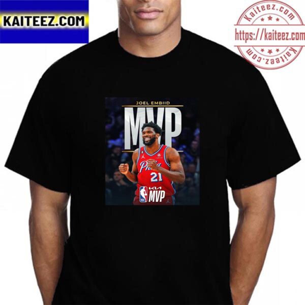 Joel Embiid Is The 2022 2023 Kia NBA Most Valuable Player Vintage T-Shirt