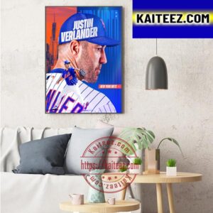 Justin Verlander Makes New York Mets Debut In The Motor City Art Decor Poster Canvas