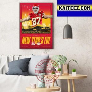 Kansas City Chiefs Vs Cincinnati Bengals NFL Game Ending The Year Art Decor Poster Canvas