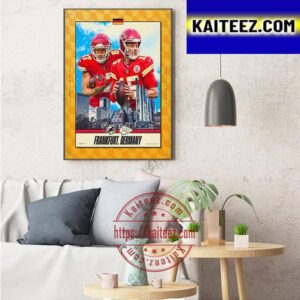 Kansas City Chiefs Vs Miami Dolphins In Frankfurt For 2023 Germany Game Art Decor Poster Canvas