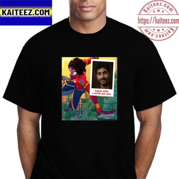 Karan Soni Is Spider Man India In Spider Man Across The Spider Verse Vintage T-Shirt