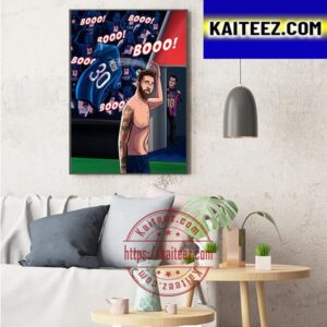 Lionel Messi Leave Paris Saint Germain At The End Of The Season Art Decor Poster Canvas