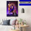 Los Angeles Lakers Advance To The Western Conference Finals Art Decor Poster Canvas