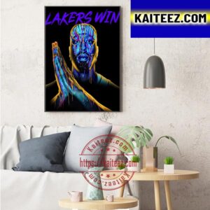 Los Angeles Lakers Back In The Western Conference Finals Art Decor Poster Canvas