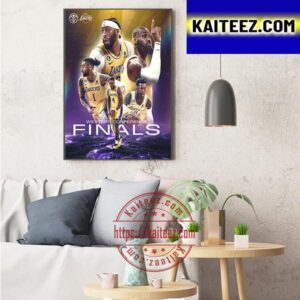 Los Angeles Lakers Is Headed To The Western Conference Finals Art Decor Poster Canvas