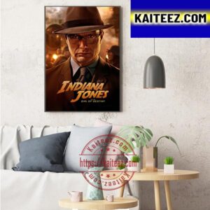 Mads Mikkelsen As Jurgen Voller In Indiana Jones And The Dial Of Destiny Art Decor Poster Canvas