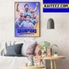 Manchester City Win The Premier League 2022-2023 Art Decor Poster Canvas