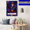 Max Verstappen Won Back-to-Back Races In Miami GP F1 Art Decor Poster Canvas