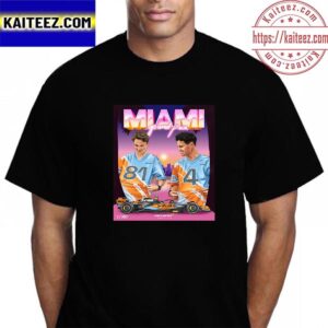McLaren F1 Miami Grand Prix Fan Art Poster Vintage T-Shirt