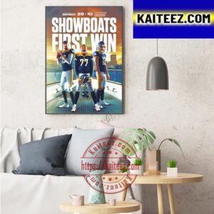 Memphis Showboats First Win Of The Season Art Decor Poster Canvas