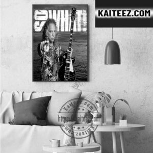 Metallica Kirk Hammett The 72 Seasons So What Interview Art Decor Poster Canvas