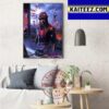 Miles Morales Hand Shakes Spider Man 2099 In Spider Man Across The Spider Verse Art Decor Poster Canvas