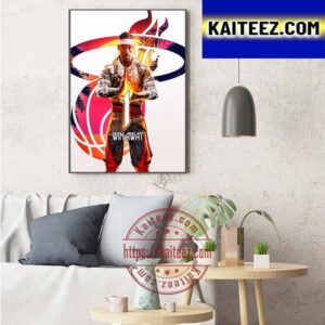 Miami Heat 1 Win Away Road To NBA Final Art Decor Poster Canvas