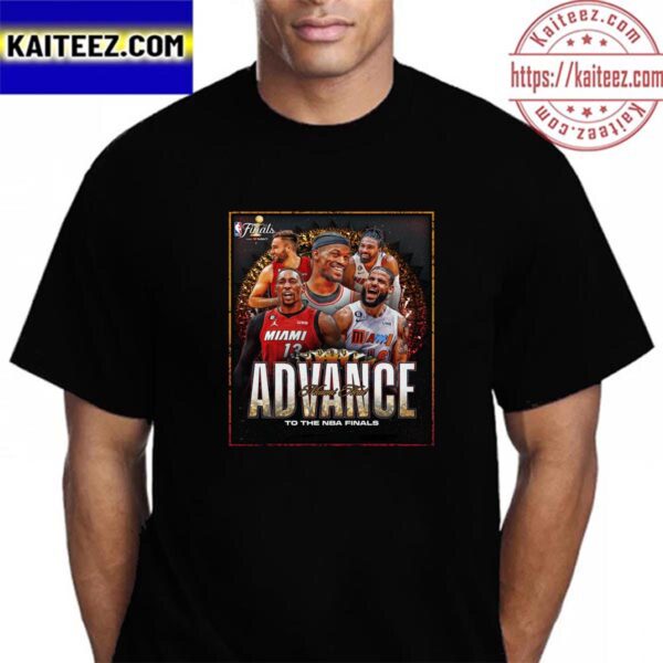 Miami Heat Advance To The 2023 NBA Finals Vintage T-Shirt