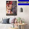 Miami Heat Caleb Martin Fire In The Game Against Boston Celtics Art Decor Poster Canvas