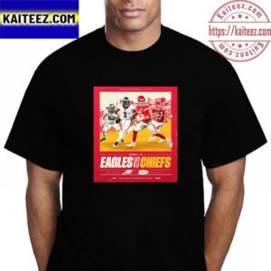 Monday Night Super Showdown Kansas City Chiefs Vs Philadelphia Eagles Vintage T-Shirt