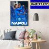 Napoli Are Serie A Champions After 33 Years Art Decor Poster Canvas