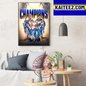 Napoli Are Serie A Champions Art Decor Poster Canvas