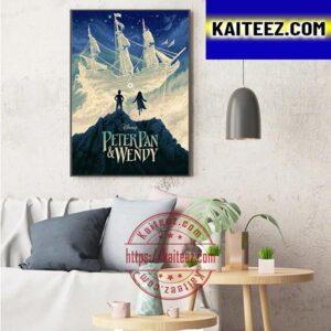 New Art Inspired By Peter Pan And Wendy Poster Art Decor Poster Canvas