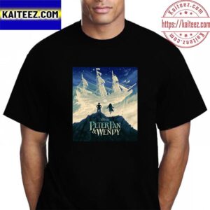 New Art Inspired By Peter Pan And Wendy Poster Vintage T-Shirt
