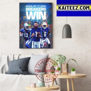 New Orleans Breakers Another Week Another Win Art Decor Poster Canvas