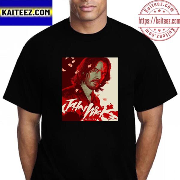 New Poster For John Wick Chapter 4 Vintage T-Shirt