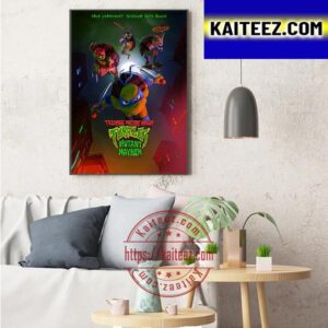 New Poster For Teenage Mutant Ninja Turtles Mutant Mayhem Art Decor Poster Canvas