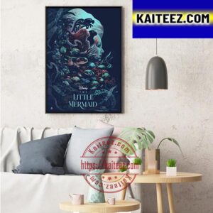 New Poster For The Little Mermaid Of Disney Art Decor Poster Canvas